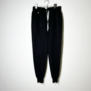 Figs Black Track Pants